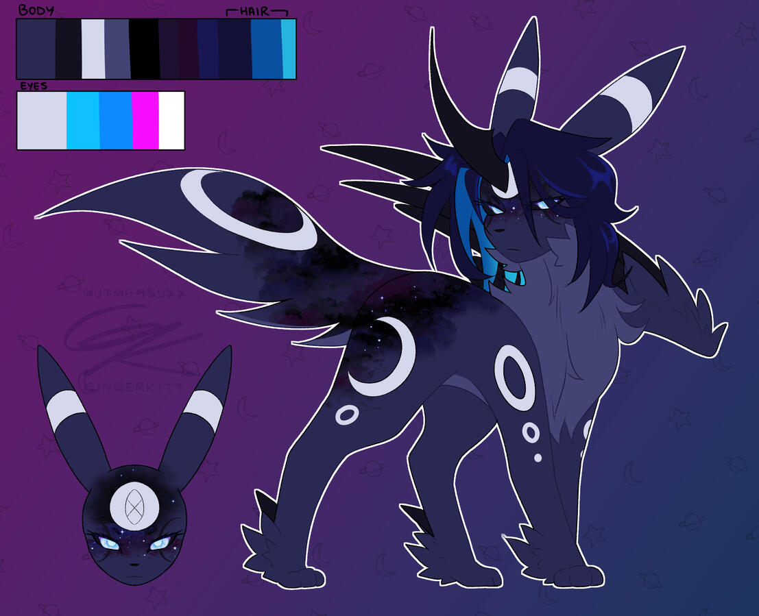 "Eclipse" - Pokemon fusion design, March 2025