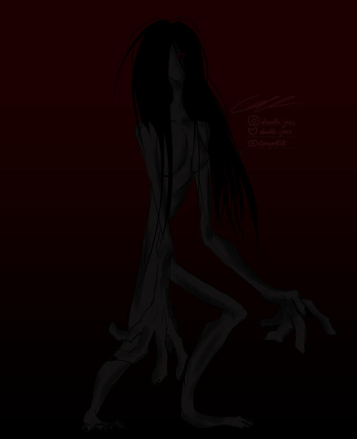 "the woman in my nightmares" - Personal work, July 2022