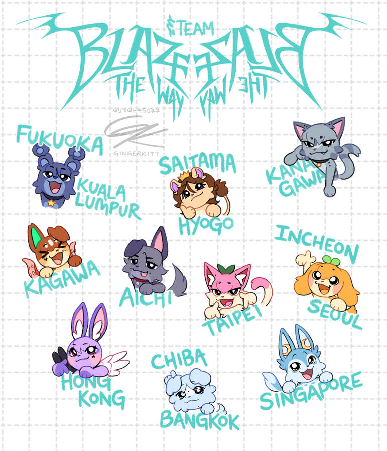 "BLAZE THE WAY ENCORE" fan-made tour shirt design
