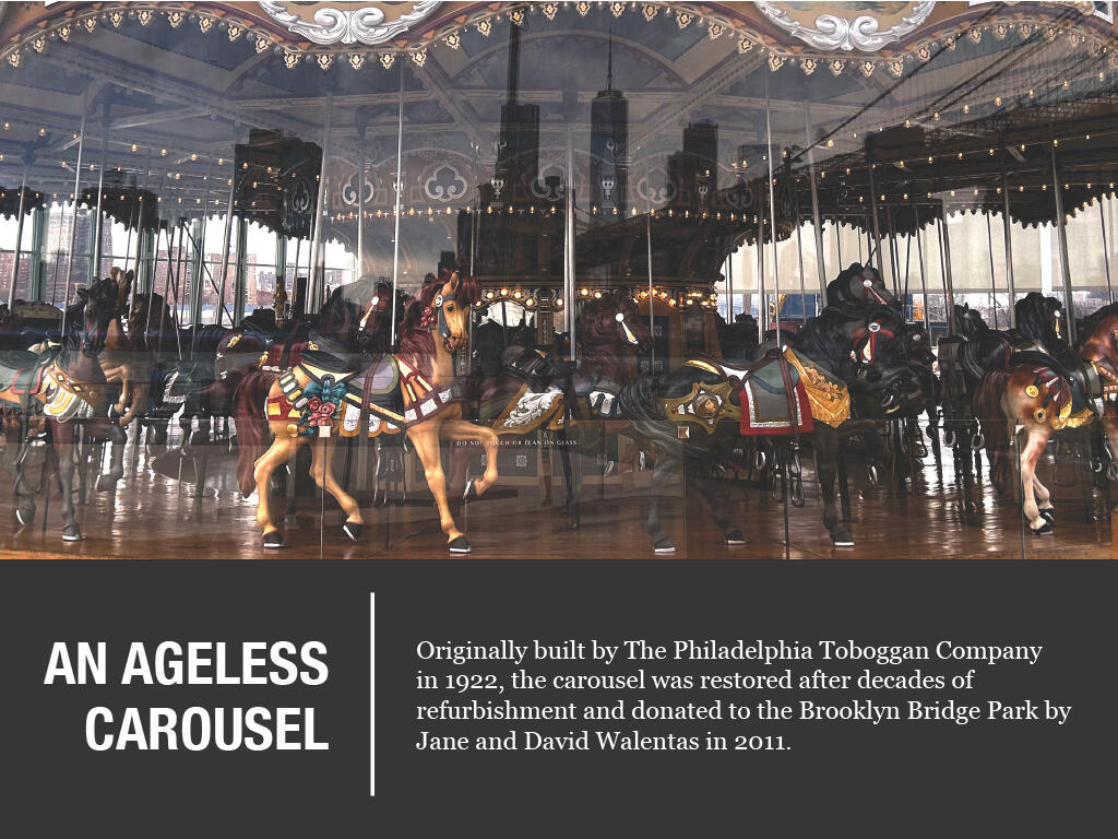 "DUMBO Spread" - A spread in part of a zine assignment photographing and highlighting a specific neighborhood, May 2023